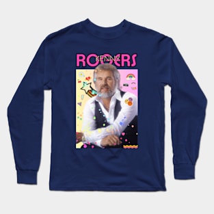 kenny rogers 90s style retro vintage 80s gifts Long Sleeve T-Shirt